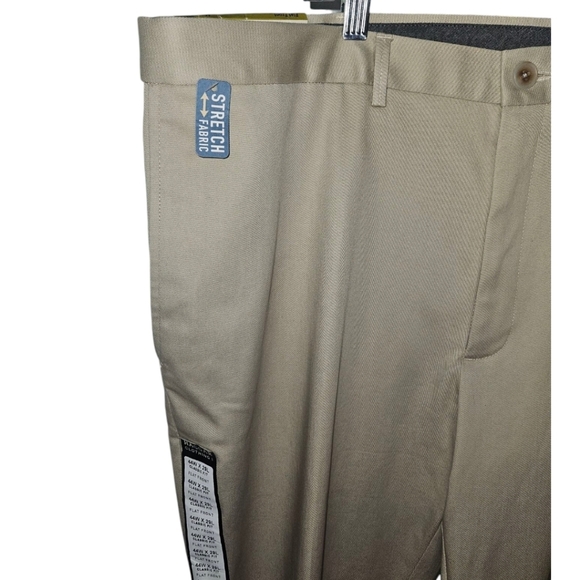 NWT Hagger Clothing Premium No Iron Khaki Dress Pants - Picture 3 of 4